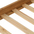 Maya 4FT6 Bed - Distressed Waxed Pine